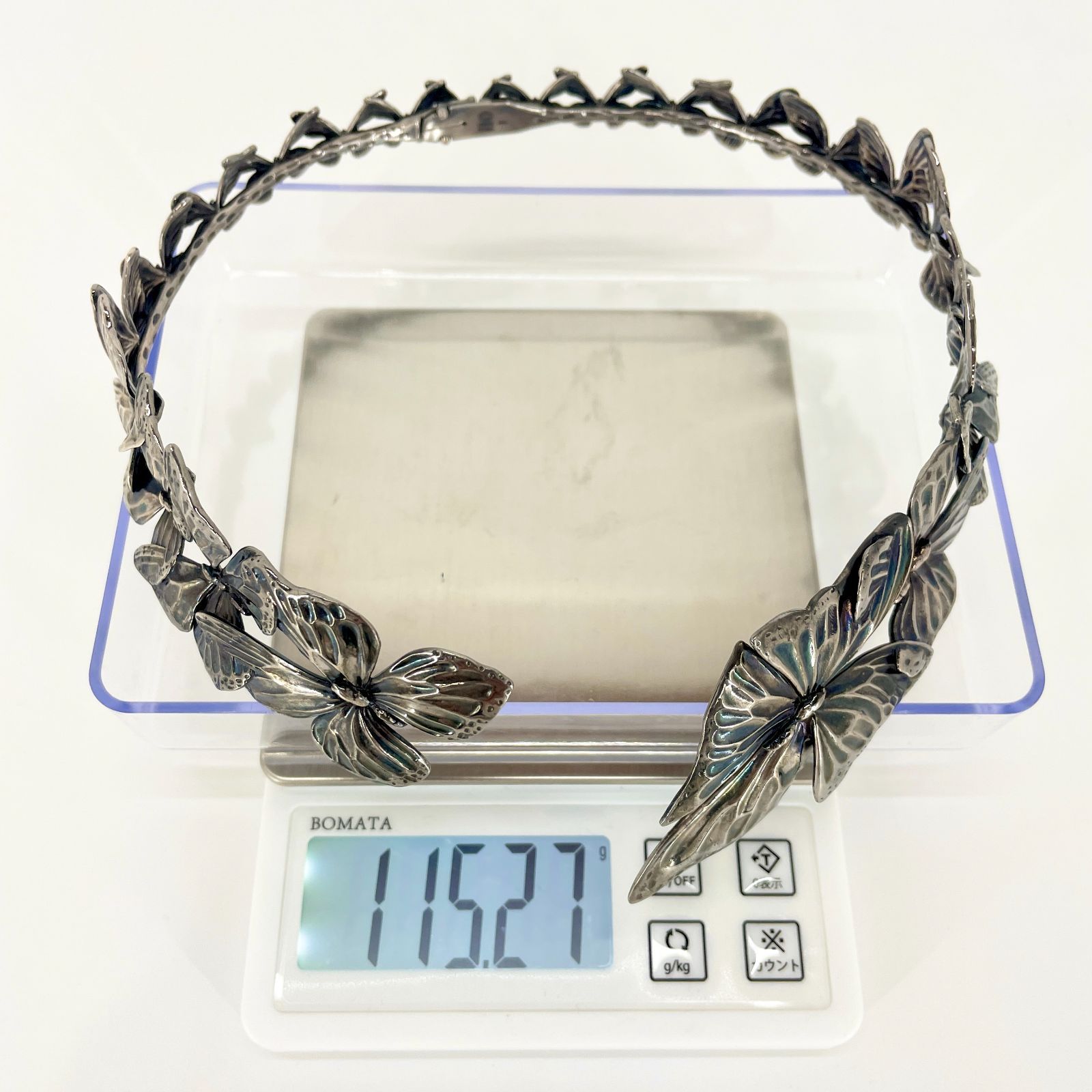 ジョージジェンセン シルバー925 バタフライリング 約12号　アクセサリー ジョージジェンセン シルバー925 バタフライリング 約12号