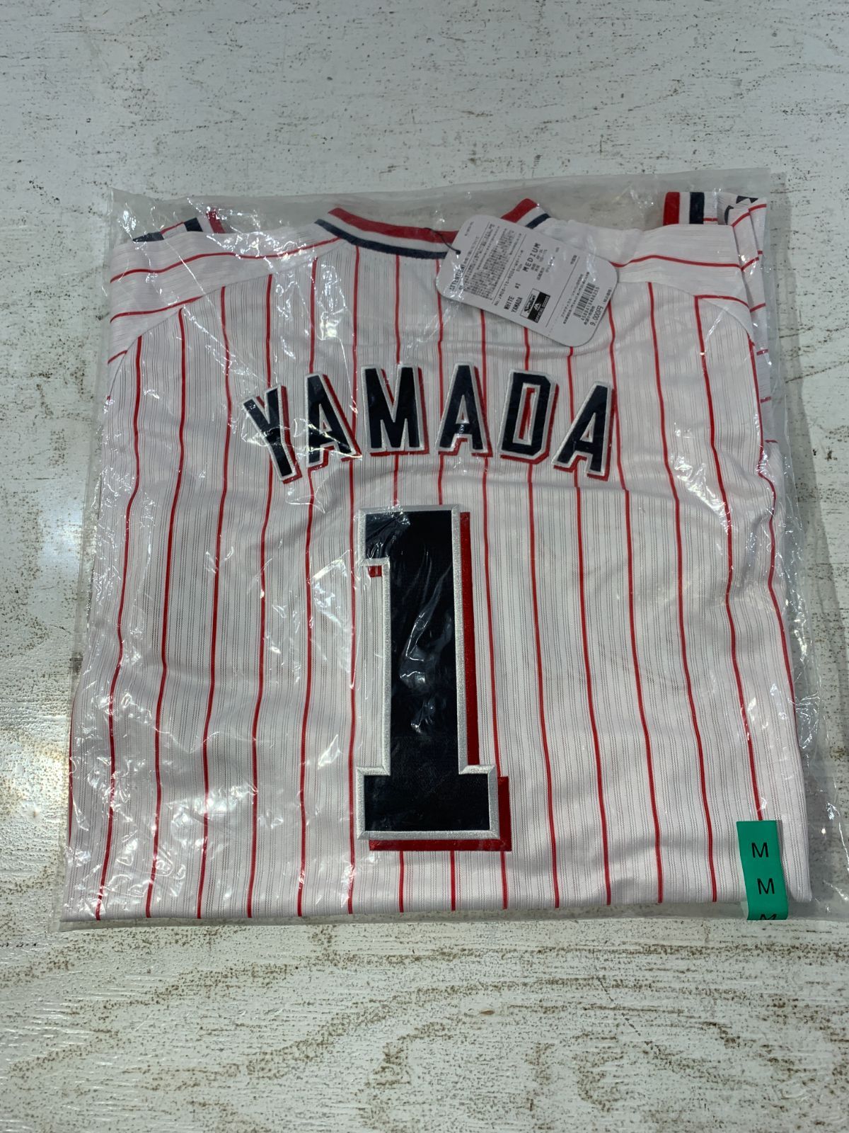 Majestic - 東京ヤクルトスワローズ　山田哲人　サイン入りユニフォーム 紫波58-2-0401】Majestic ヤクルトスワローズ 1 山田哲人