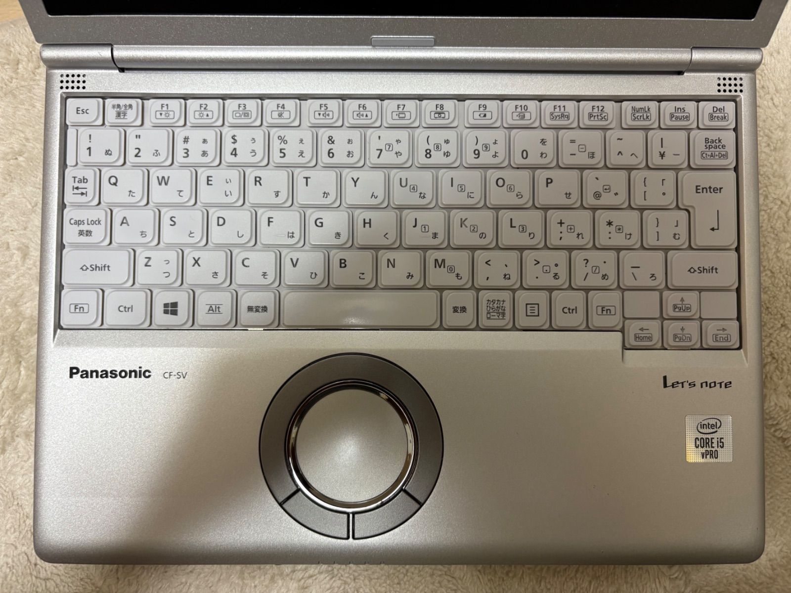 【美品/良品】Windows11 ノートパソコン レッツノート SV9 NVMe 良品/累積2740時間】Panasonic Let's note CF-SV9 Windows11