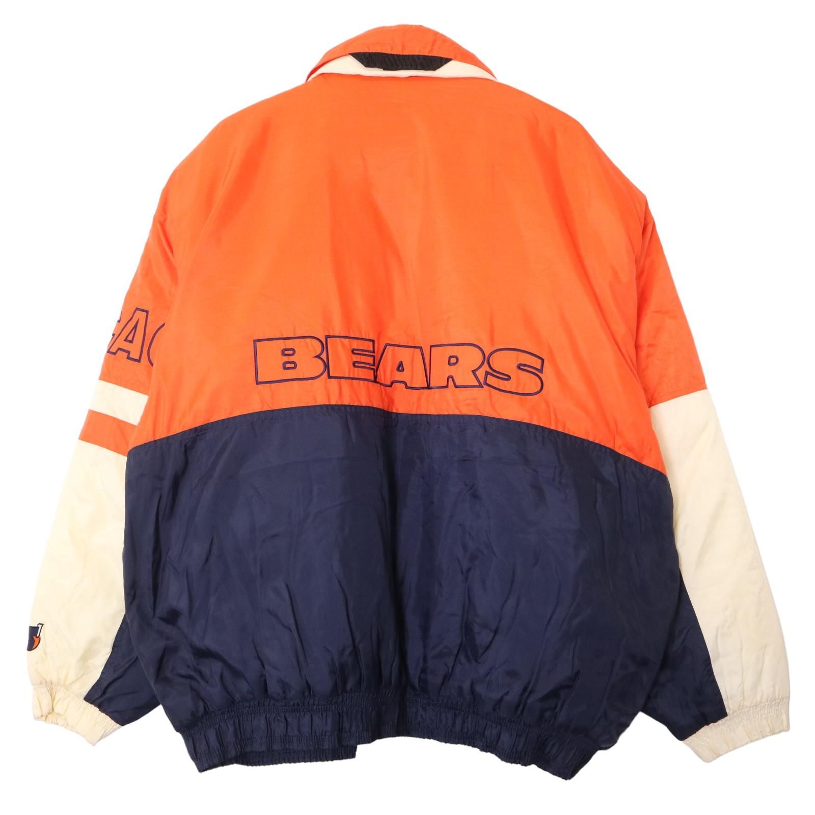 CHICAGO BEARS NFL STARTERナイロンジャケットスタジャン 古着 90年代 スターター Starter NFL CHICAGO BEARS シカゴ
