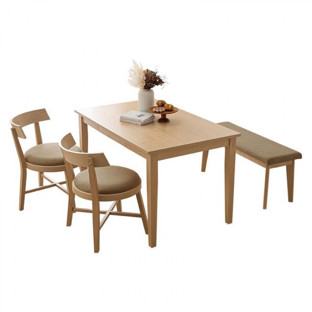 萩原 Hagihara ダイニング４点セット ベージュ MI-861036NABE-4S 新生活 一人暮らし デザイン おしゃれ インテリア 家具