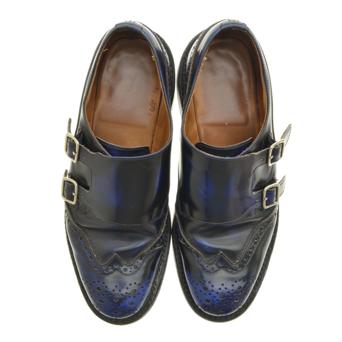 TRICKERS】7867 MORGAN ダブルモンクストラップレザーシューズ メルカリ