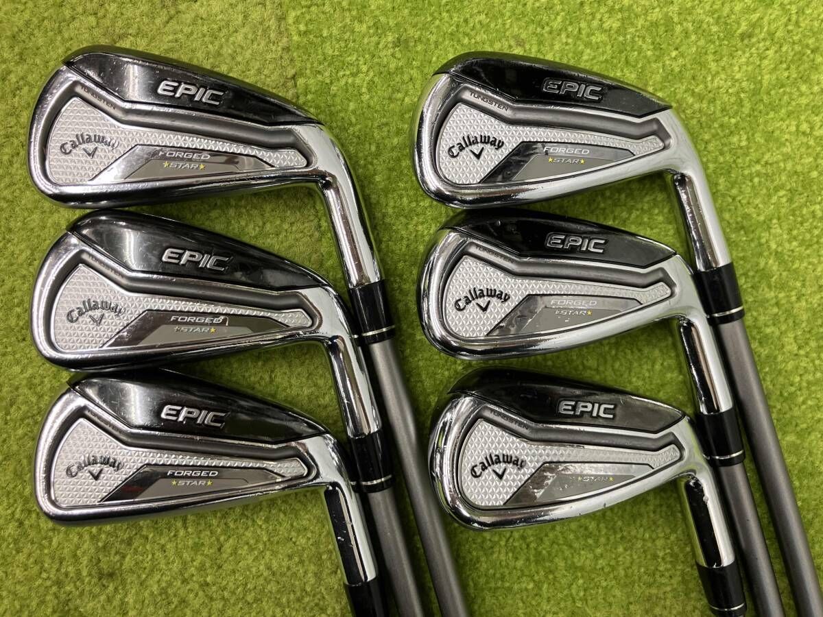 Callaway |EPIC FORGED STAR|Speeder EVOLUTION for Callway|FLEX SR|5~9 P 6本|アイアンセット