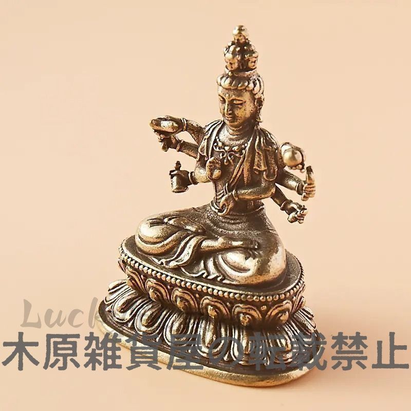 魔除けの置物 観音菩薩 神 神様 仏 仏像 木製 インテリア ペンダント 車 木彫