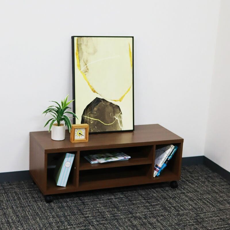 中古 テレビ台 24～40型対応 木製 ブラウン 不二貿易 幅890×奥行350×高