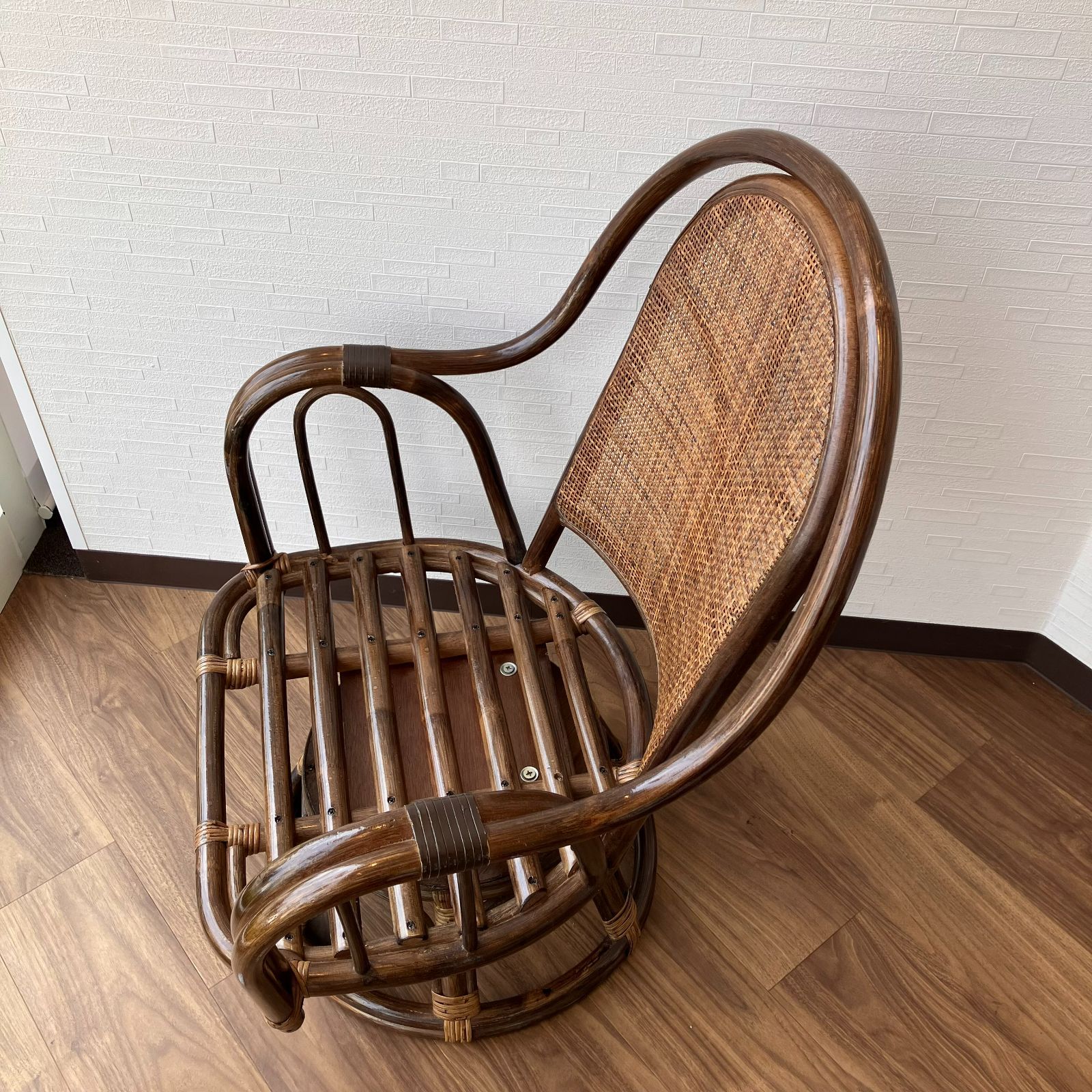 回転座椅子　ロータイプ　ブラウン 回転座椅子 ロータイプ ブラウン