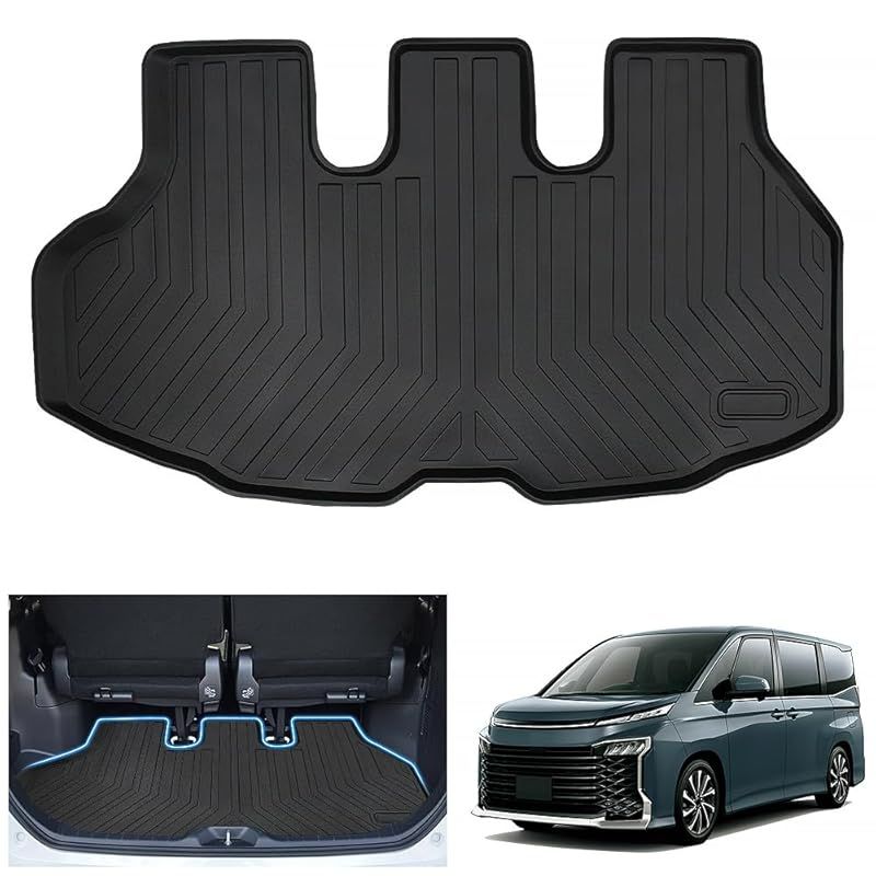 新型 ノア ヴォクシー 90系 専用 ラゲッジマット VOXY NOAH 4代目 90系 車種専用設計 3D トランクマット TPE素材 カーゴマット TPE素材 防水 滑り防止 耐汚れ ラゲッジトレイ 取付簡単 内装 カスタム