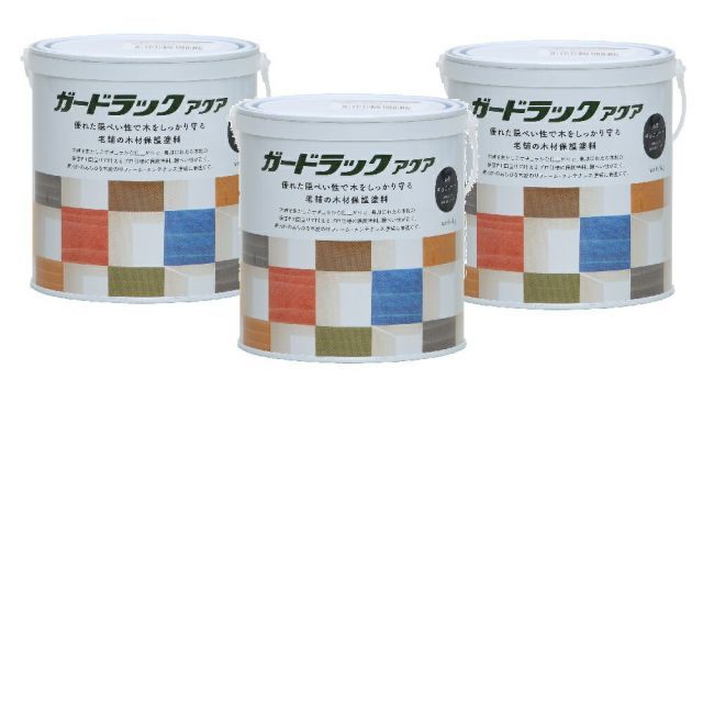 和信ペイント ガードラックアクア Ａ−５ チョコレート ＨＣ 0.6kg ３缶セット