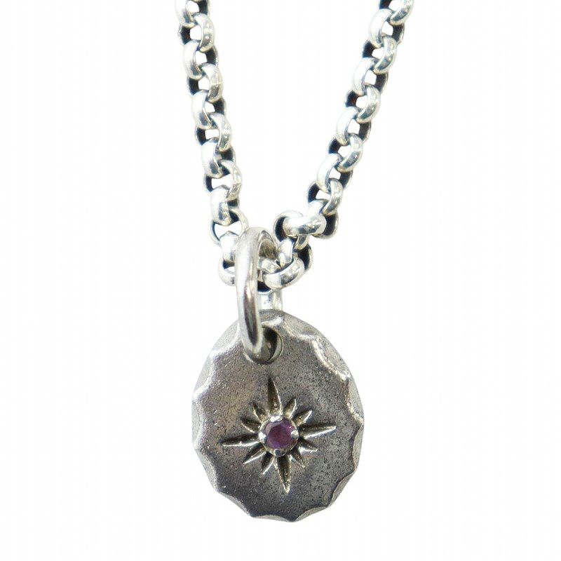 サード SAAD ネックレス アクセサリー ペンダント ロゴ ラインストーン