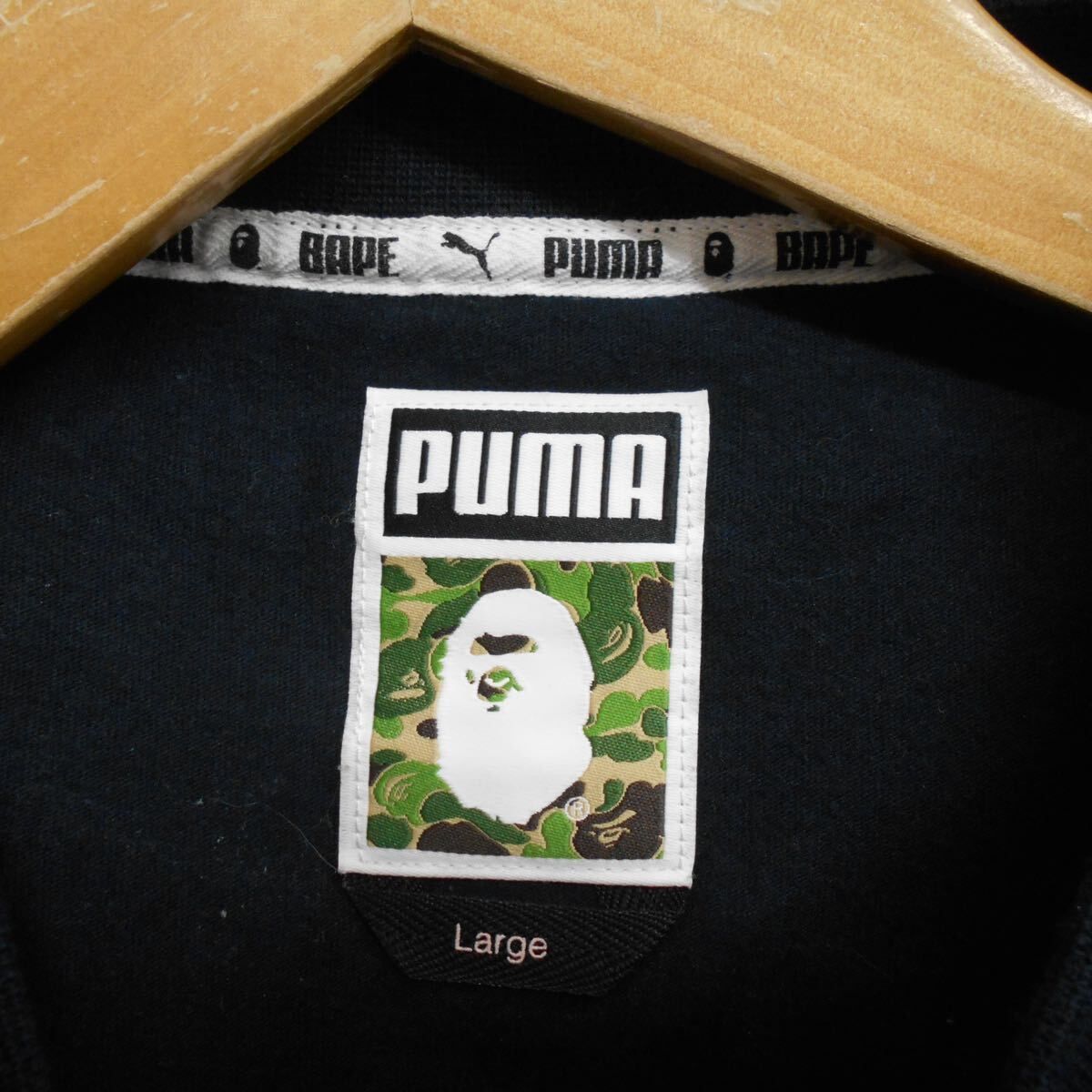 A BATHING APE × PUMA 迷彩ロゴ スウェット BAPE X Puma ABC Camo Crewneck Sweatshirt Green/Black Men's