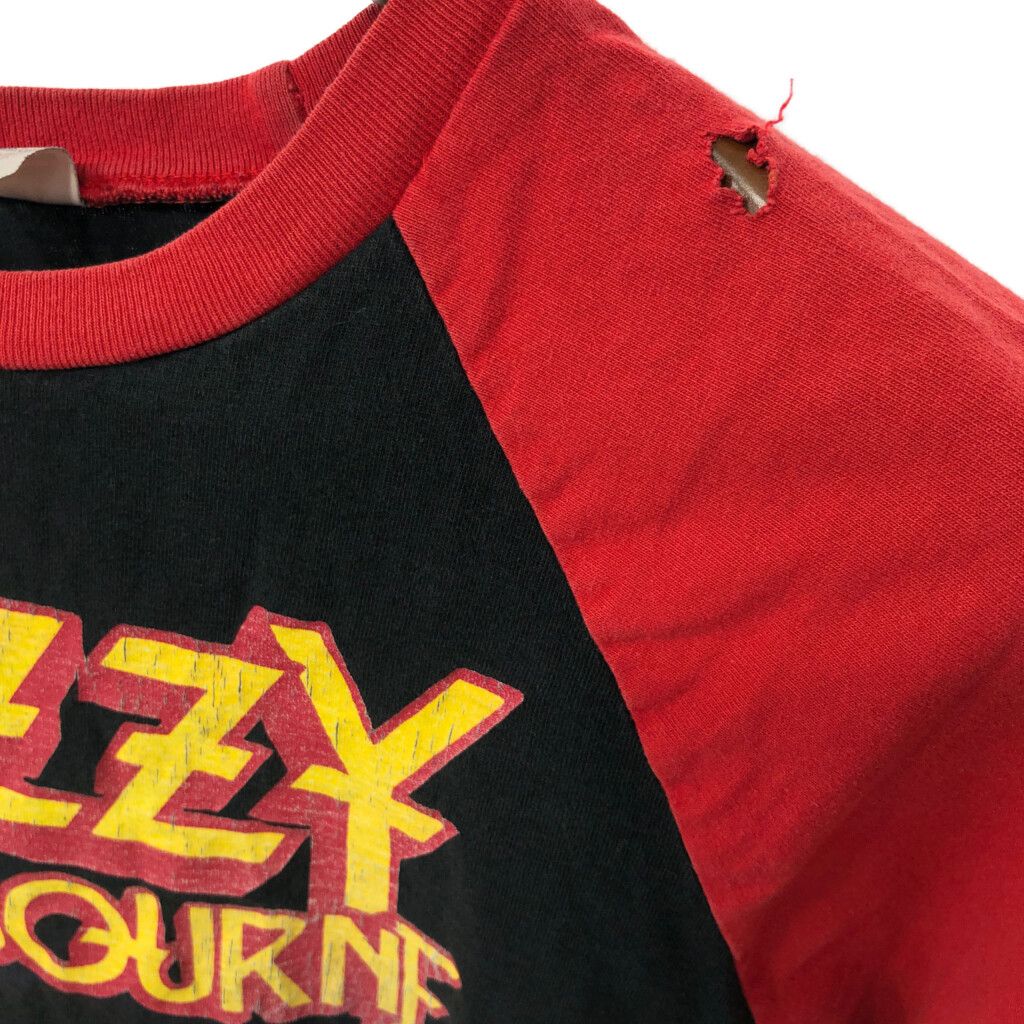 90年代 USA製 Ozzy Osbourne オジー・オズボーン 七分丈 長袖T 90年代 USA製 Ozzy Osbourne オジー・オズボーン 七分丈 長袖T