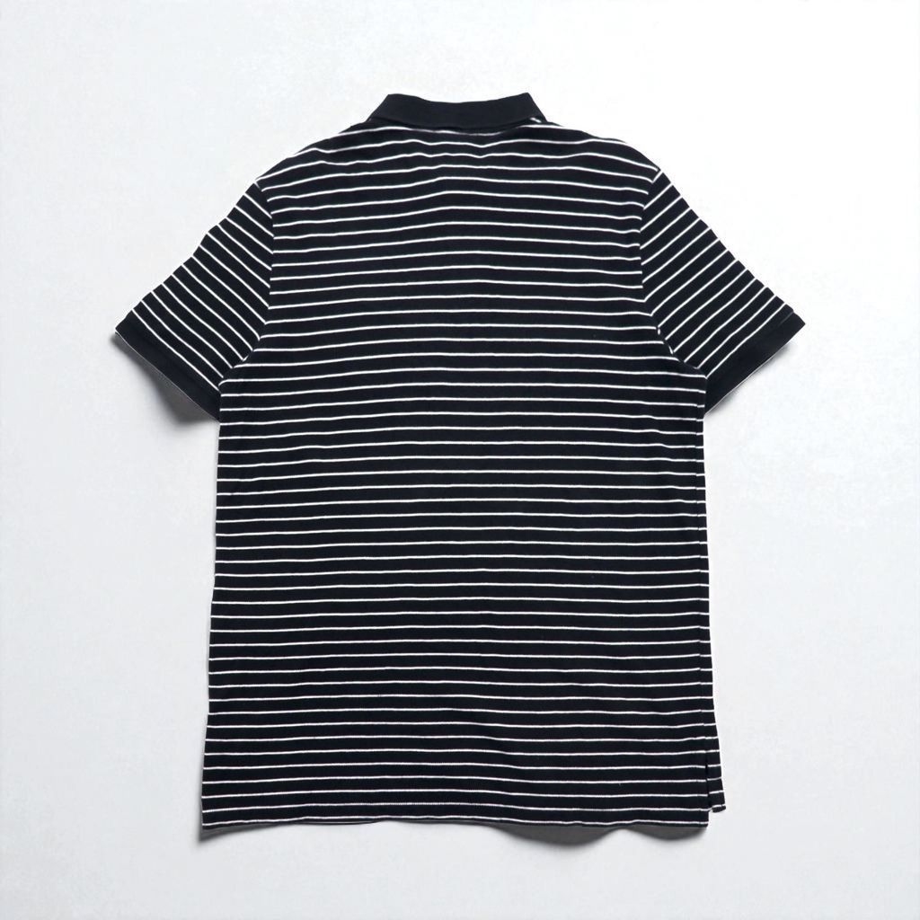 90s ポロ ラルフローレン 刺繍 New York ポロシャツ ブラック 90s POLO RALPH LAUREN ポロラルフローレン ポロシャツ 半袖