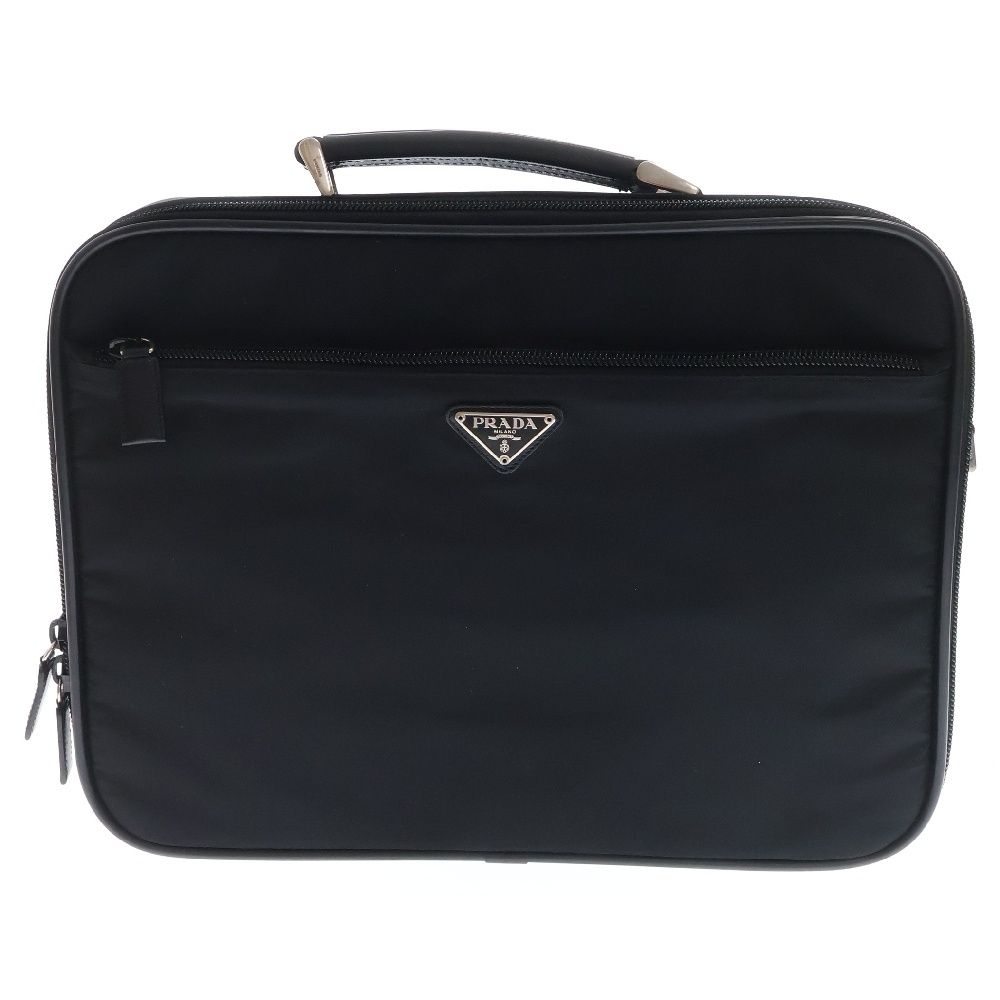 PRADA プラダ 2WAY VIAGGIO ナイロンビジネスバッグ ブリーフケース ブラック V147