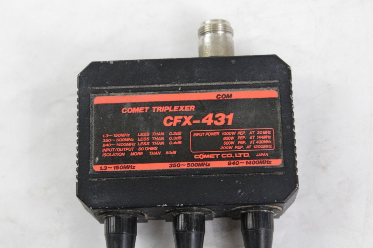 現状品 コメット トリプレクサー CFX-431 COMET 無線機 アマチュア ITSHOZUTANXQ-D-A01-byebye
