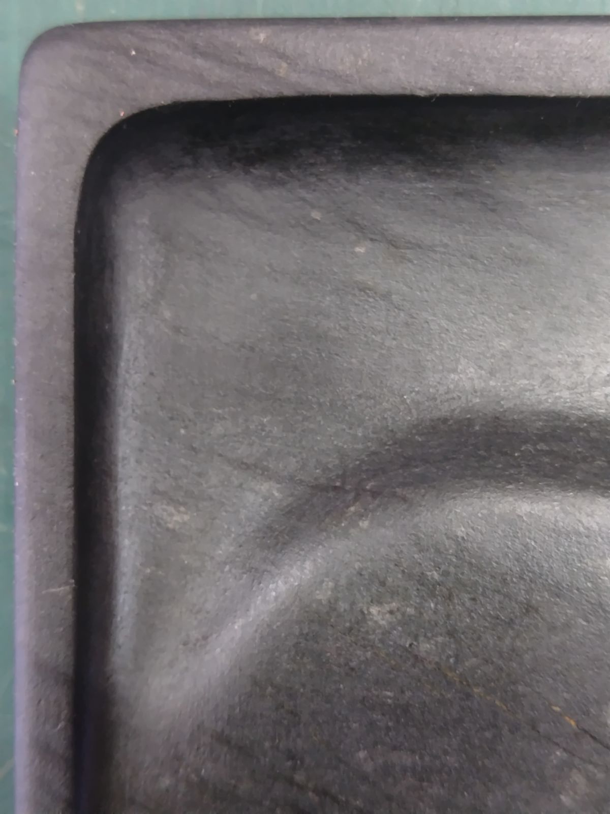歙州硯眉紋硯 12.5㎝ｘ8.5㎝ｘ2.0㎝