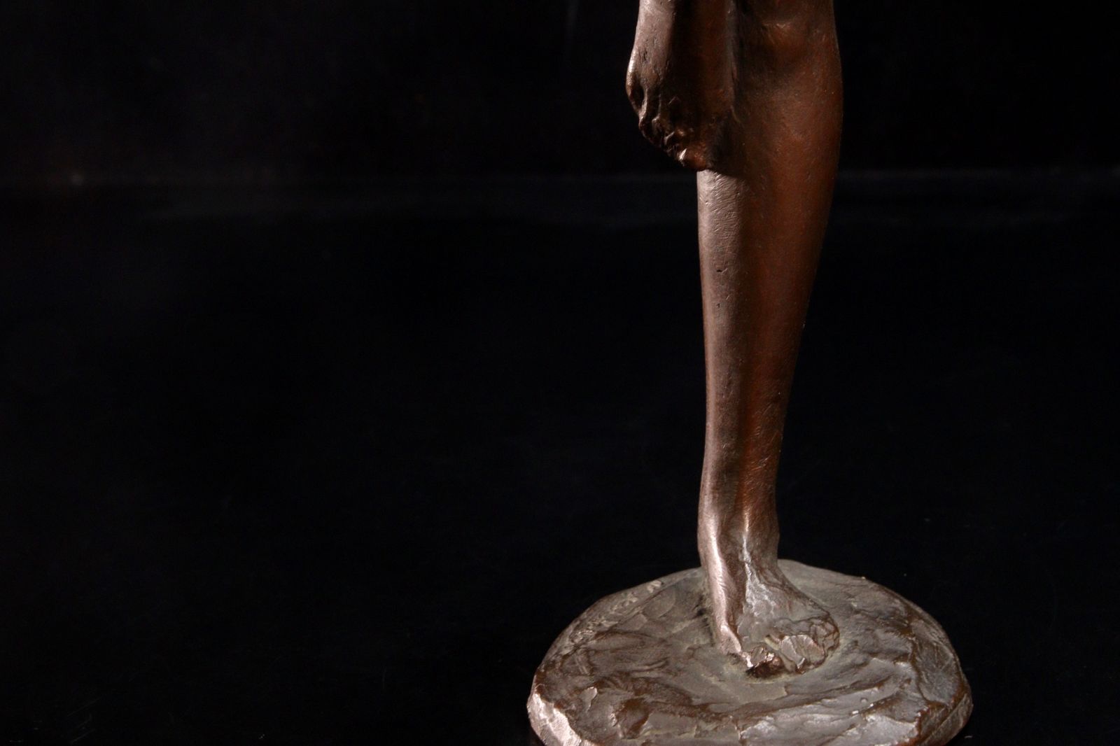 雨宮敬子 ブロンズ製 裸婦像 38.5cm 2670g 銅像 唐物 骨董 古美術 楾