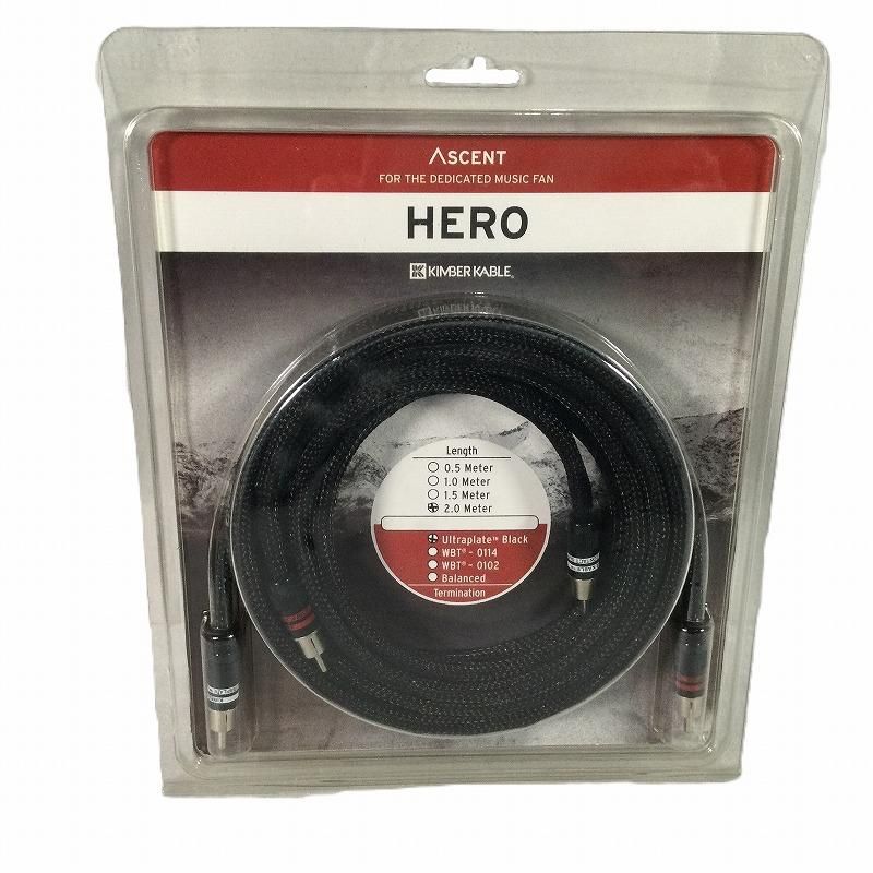 KIMBER KABLE キンバーケーブル オーディオその他 インターコネクトケーブル HERO HERO|CU|2.0M