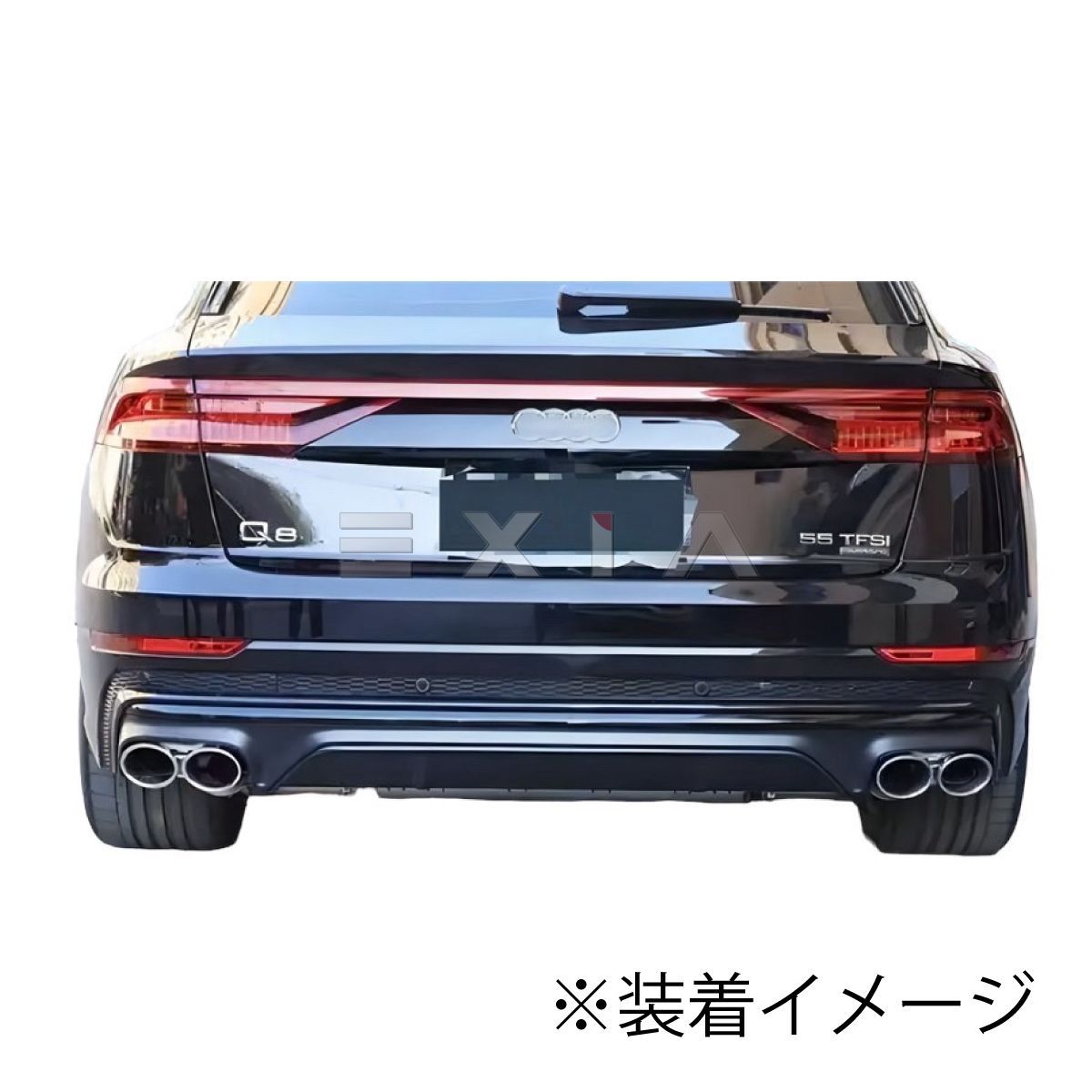 Audi アウディ Q8 RSQ8タイプ フロントリップ リアディフューザー 