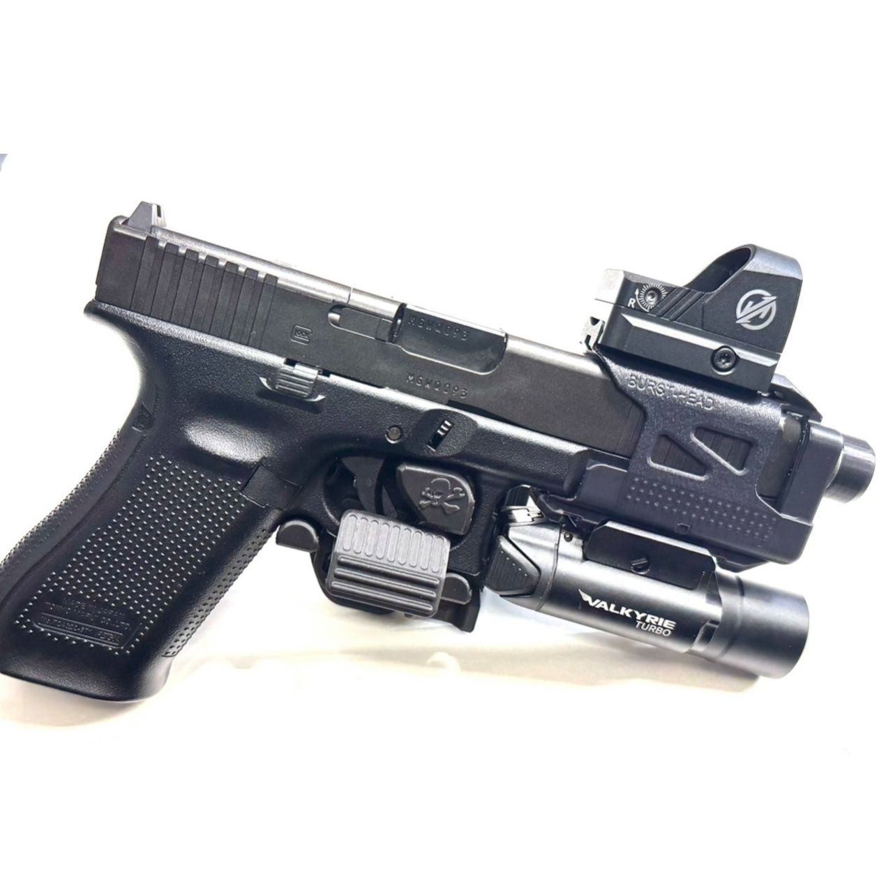 ハイキャパ ゴールドマッチ➕グロック17 カスタムマウント (GLOCK17 Gen.4/5 用、ハイキャパゴールド
