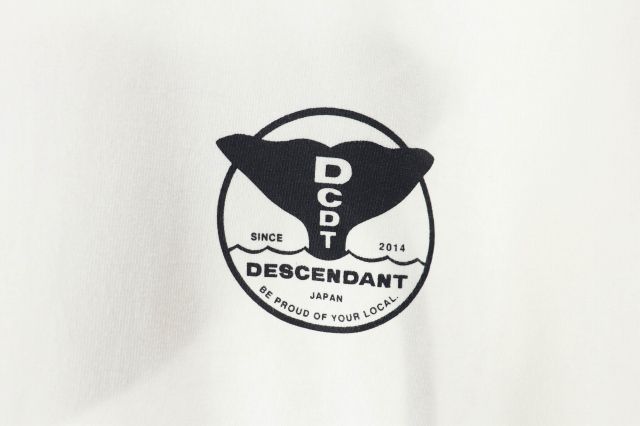 ディセンダント DESCENDANT 22SS FLUKE UP/CREW NECK SS バック ロゴ プリント 半袖Tシャツ 2 白 ホワイト  ブランド古着ベクトル 中古240527 - メルカリ