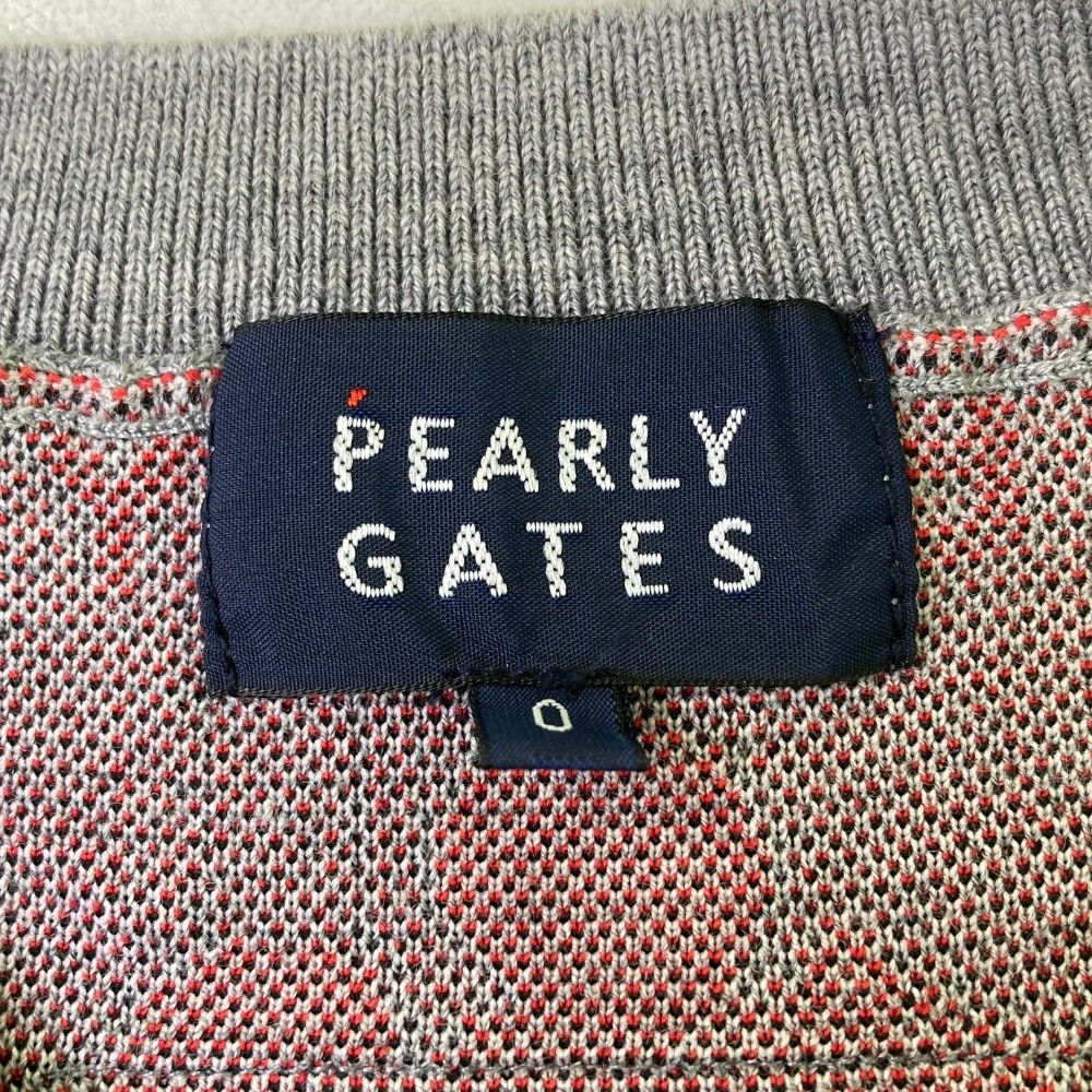 サイズ：0 PEARLY GATES パーリーゲイツ  ニット セーター ミッキー グレー系 [240101471910] ゴルフウェア レディース ストスト サイズ：0 PEARLY GATES パーリーゲイツ ニット セーター