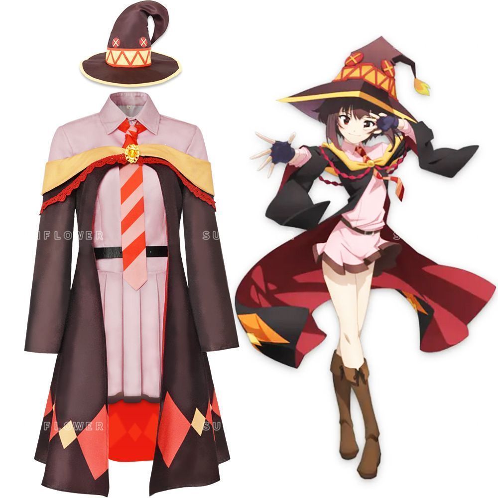 この素晴らしい世界に爆焔を めぐみん コスプレ衣装 風 コスプレ衣装 コスチューム 仮装 変装 大人用 イベント ステージ服 誕生日 プレゼ