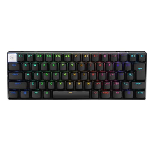 Logicool G PRO X 60 LIGHTSPEED ワイヤレス ミニ ゲーミングキーボード G-PKB-60-