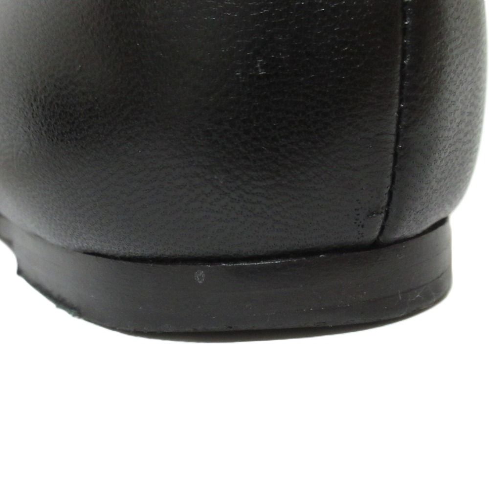 美品 HERMES エルメス ビルバオ ケリー金具 レザー バレエシューズ