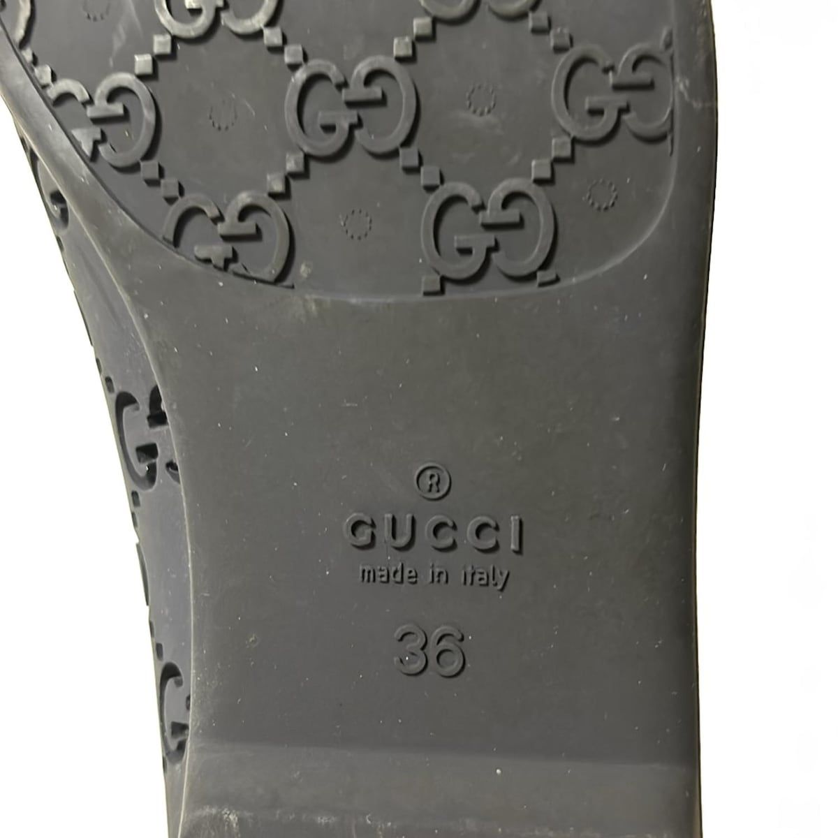 GUCCI(グッチ) フラットシューズ 36 レディース - ダーク