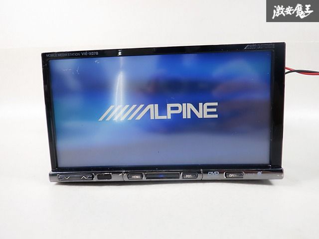 shoh　カーナビ　VIE-X07B ALPINE ジャンク】ALPINE アルパイン VIE-X07B HDDナビ カーナビ CD DVD