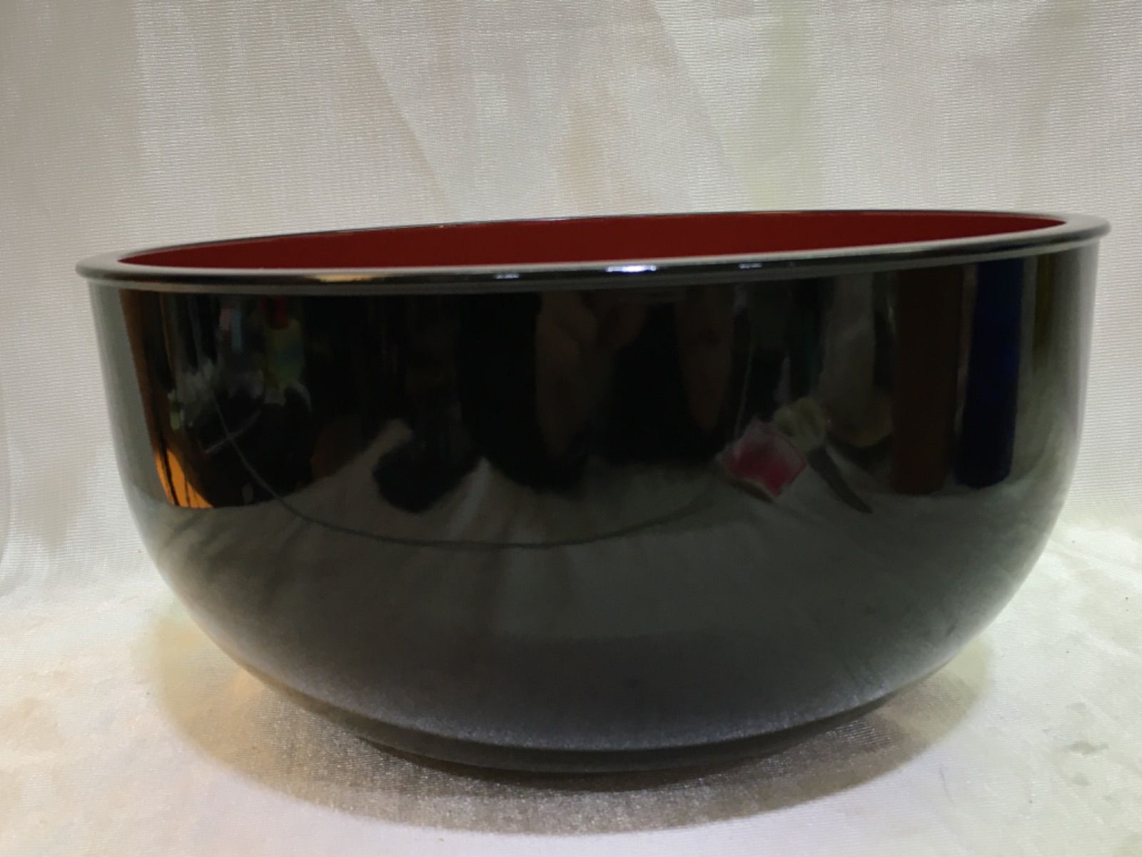 【新品未使用】木曽漆器　木製漆こね鉢　蕎麦、うどん打ち こね鉢 黒内朱 ソバ打ち うどん打ち 蕎麦 業務用 – 山家漆器店