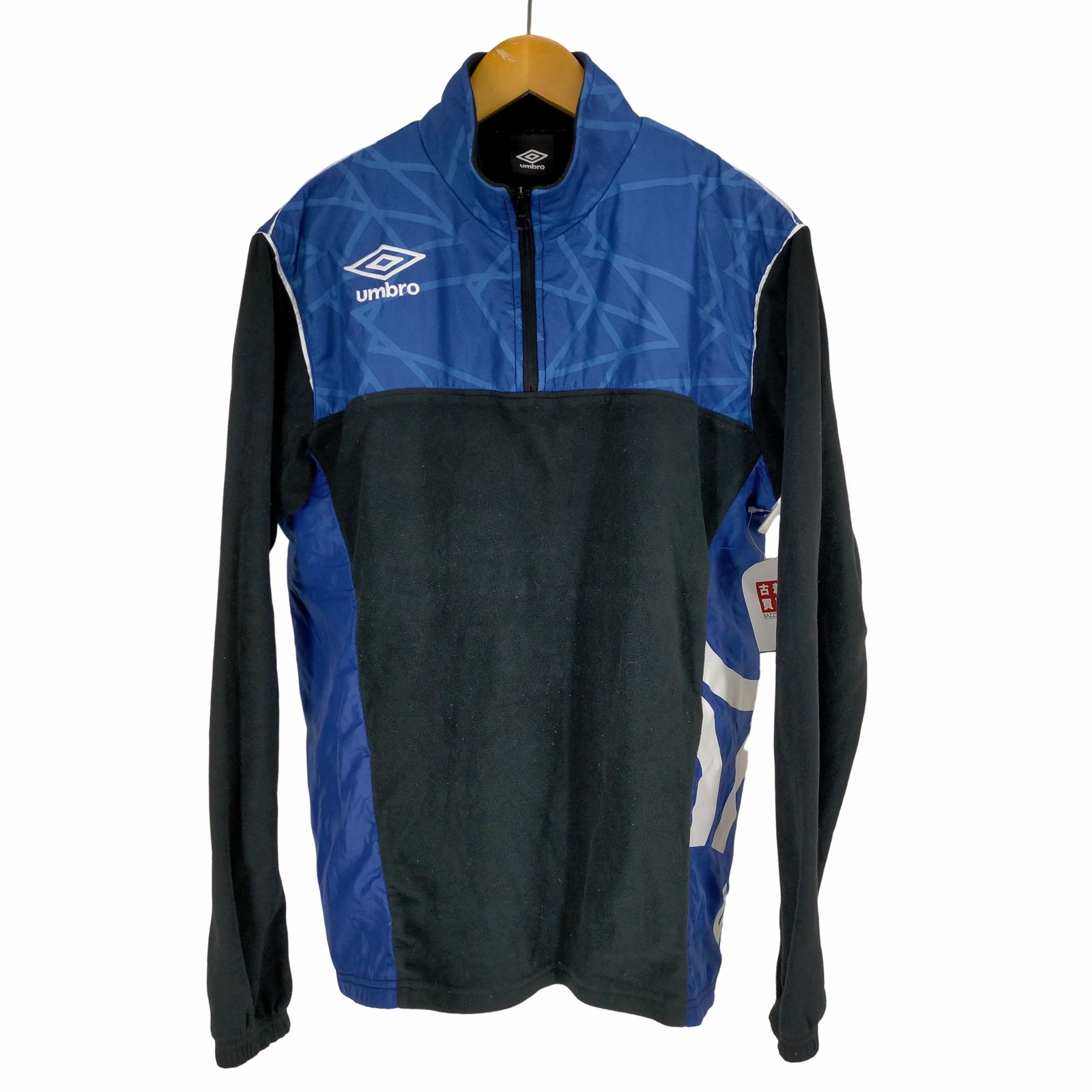 アンブロ UMBRO ナイロン×フリース コンビハーフジッププル アンブロ UMBRO ナイロン×フリース コンビハーフジッププル