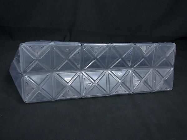 □極美品□ BAO BAO ISSEY MIYAKE バオバオイッセイミヤケ DAZZLE PVC  