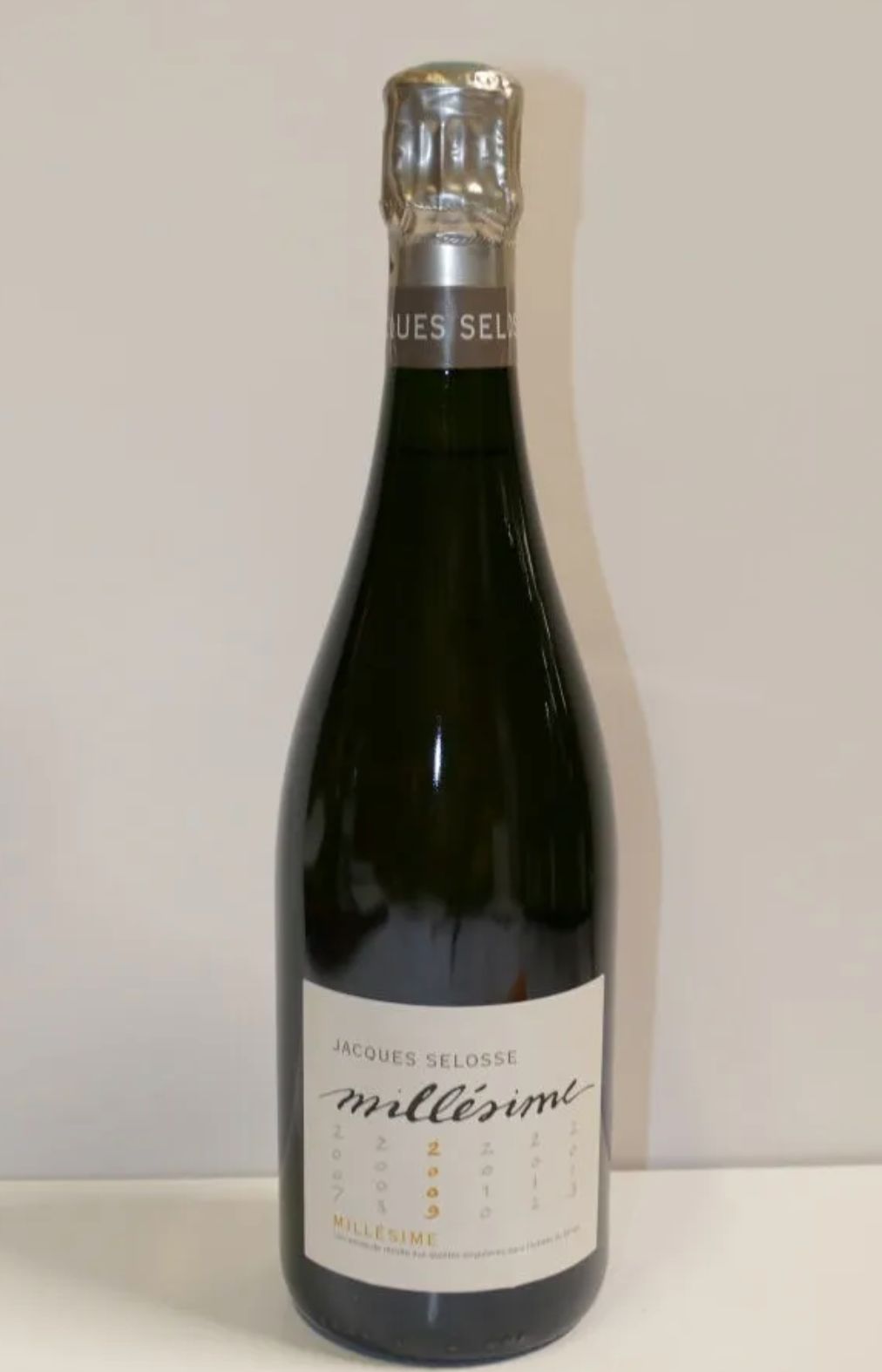 Jacques Selosse Millesime 2009 ジャックセロス ミレジム 2009