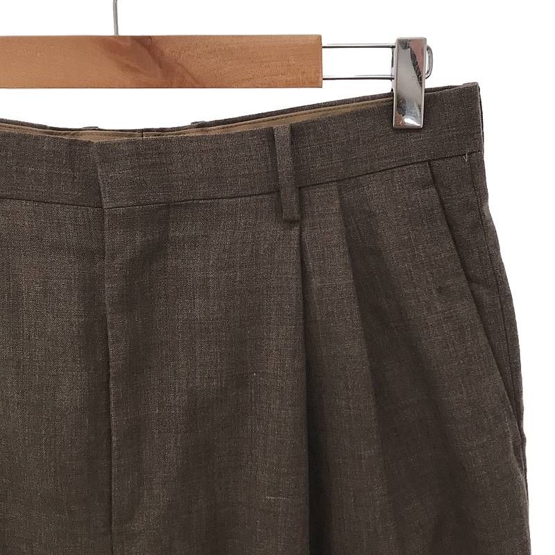 AURALEE / オーラリー | 2020AW | BLUEFACED WOOL WIDE SLACKS