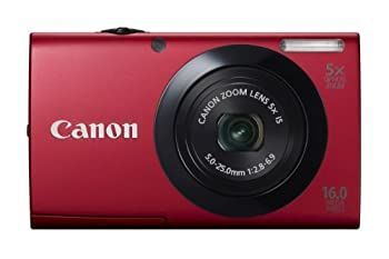 中古】 Canon キャノン デジタルカメラ PowerShot A3400IS レッド 光学