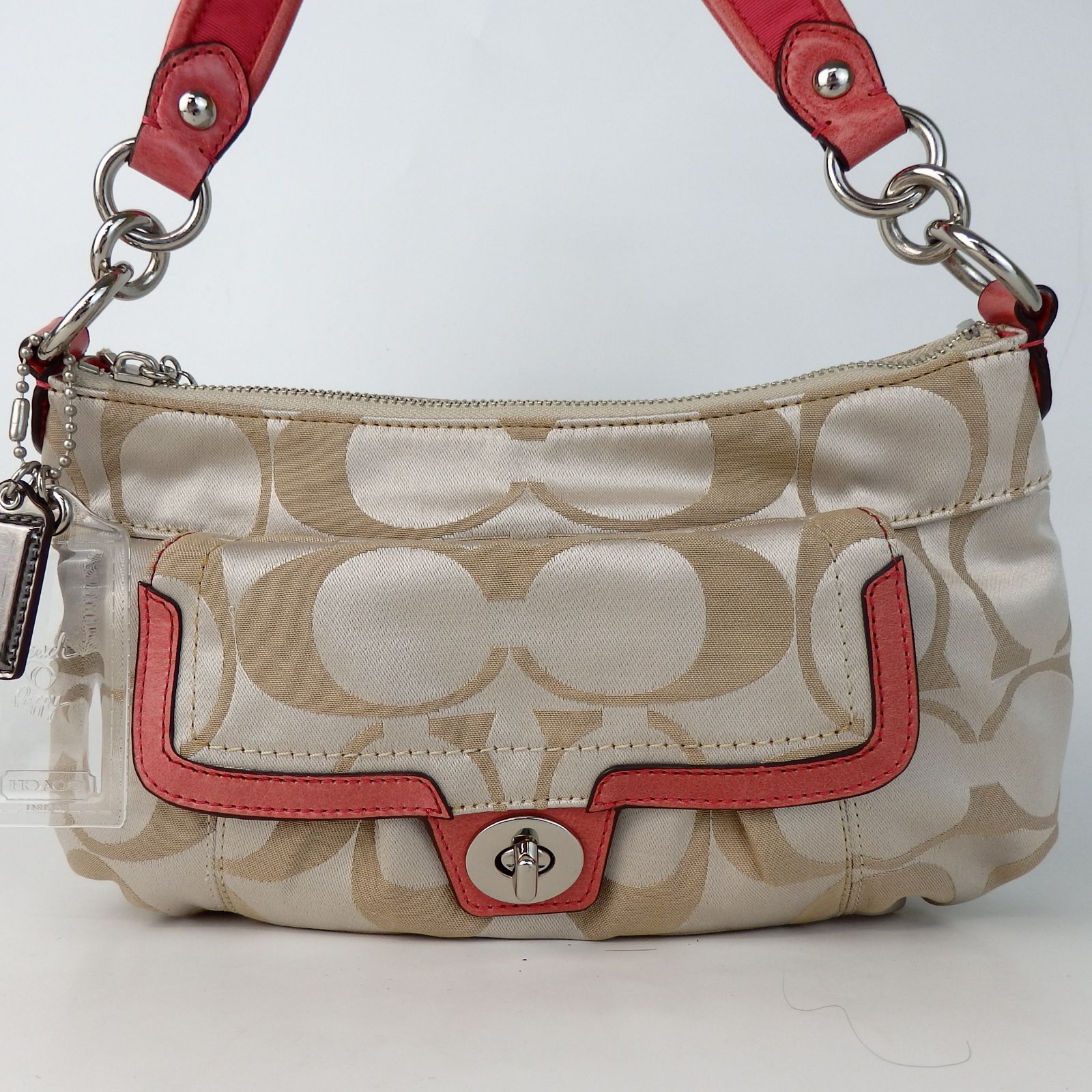 COACH】コーチ2way シグネチャー ショルダーバッグ ハンドバッグ