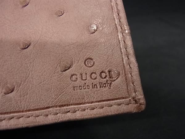 □極上□本物□新品□未使用□ GUCCI グッチ オーストリッチ 財布  