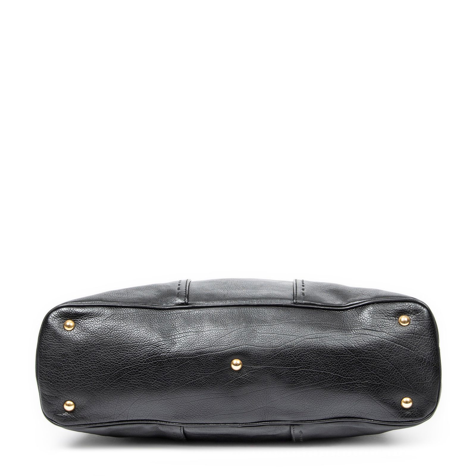 イヴサンローランラージミューズ黒カーフスキンレザーA