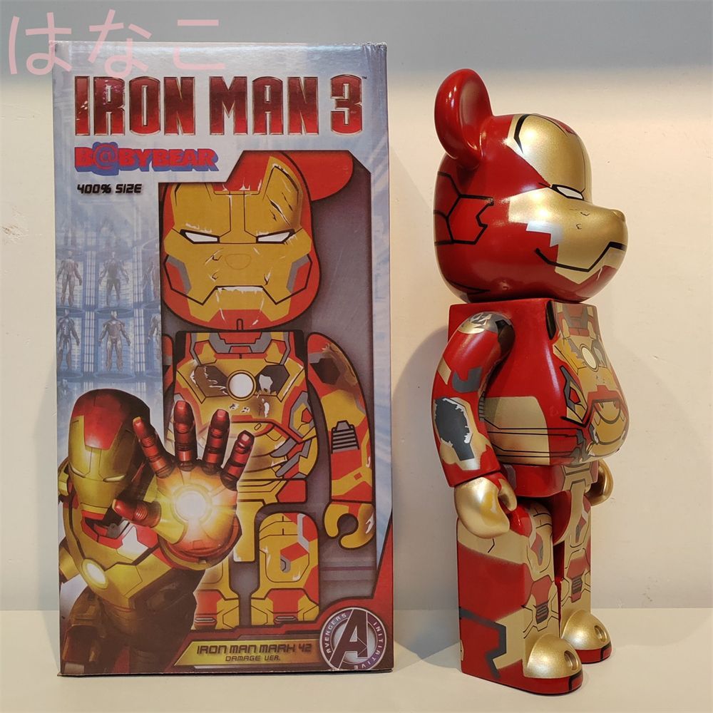 新品未使用 ベアブリック BE@RBRICK Marvel IRON MAN 400％ マーベル アイアンマン - メルカリ