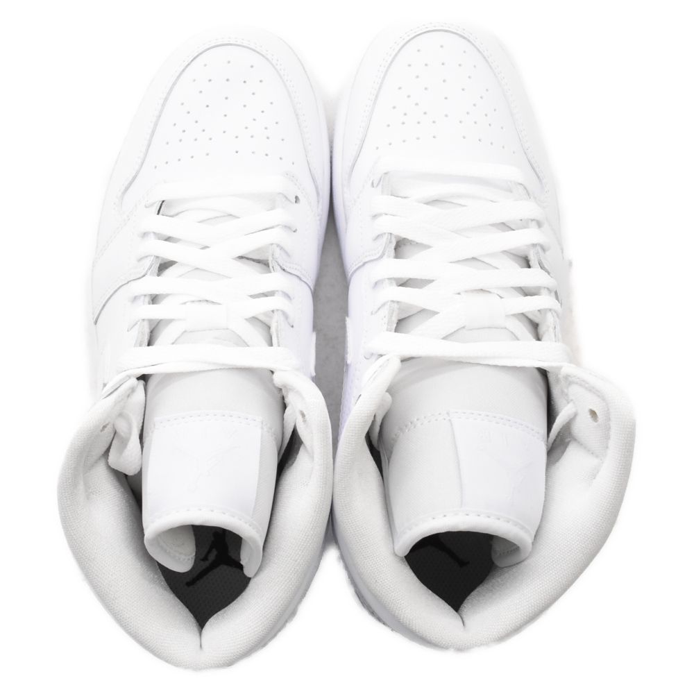 NIKE (ナイキ) WMNS AIR JORDAN 1 MID TRIPLE WHITE DV0991-111 