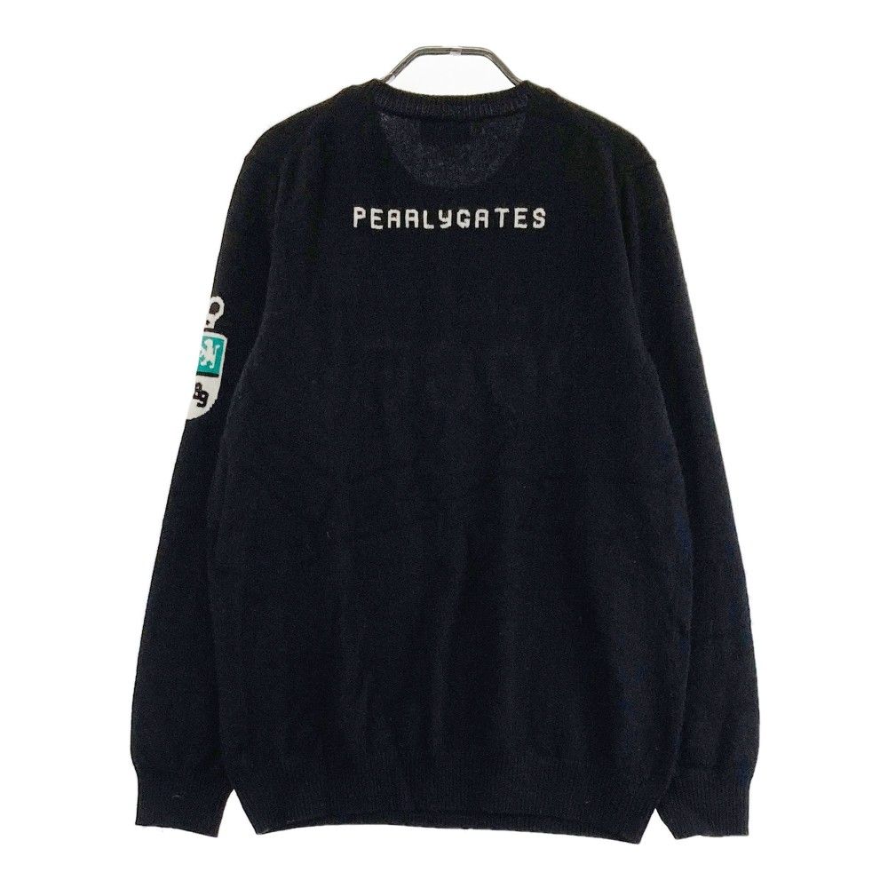 PEARLY GATES ブラックセーター サイズ6 PEARLY GATES ブラックニット