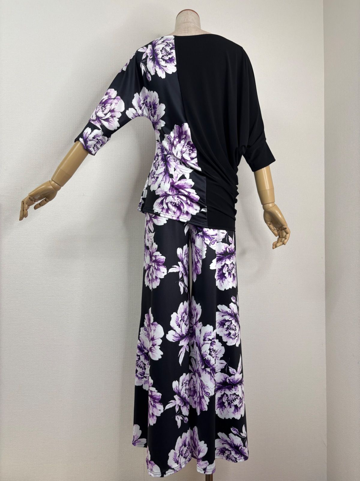 社交ダンス ブラック×パープル