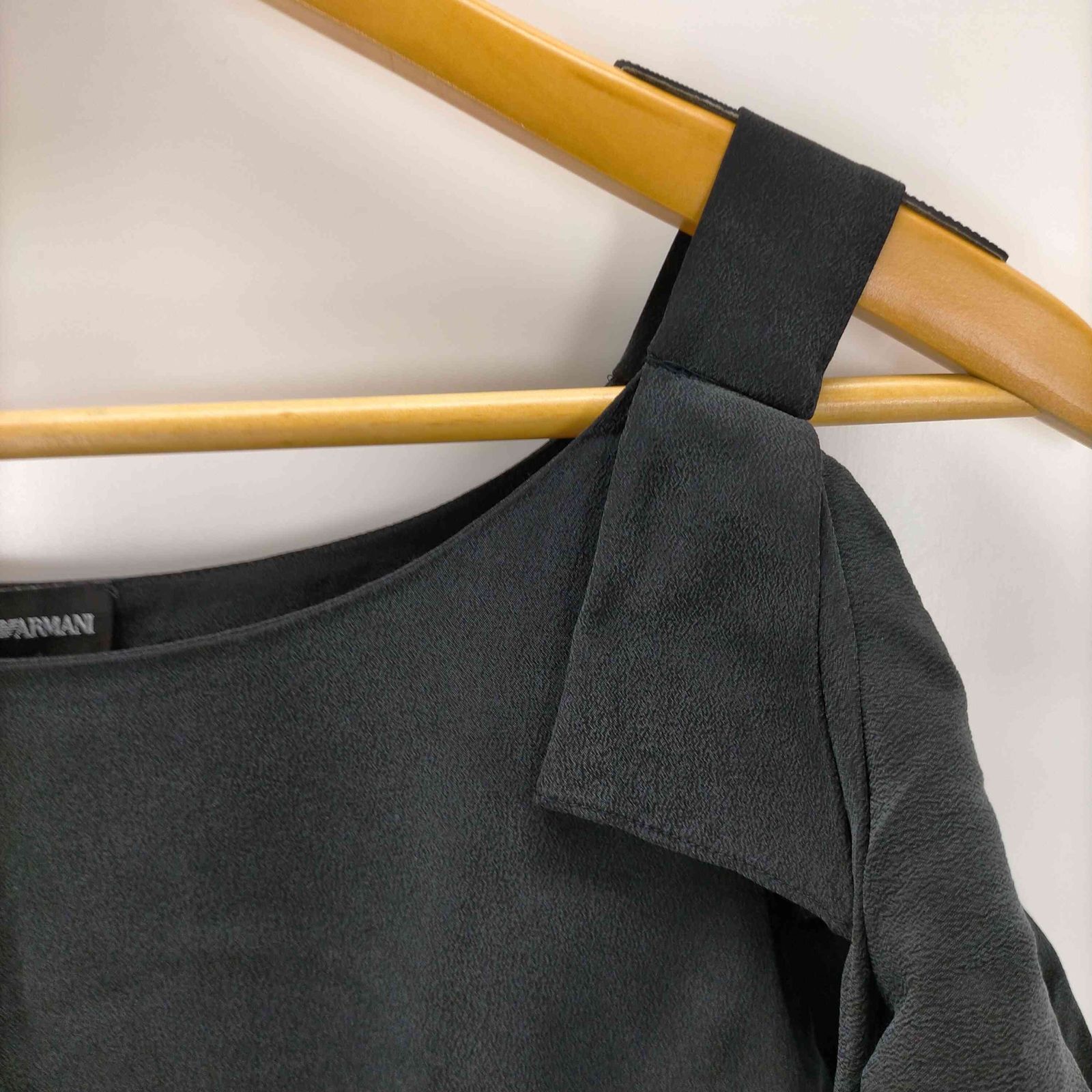EMPORIO ARMANI シルク100% ワンピース 総柄 size2 EMPORIO ARMANI(エンポリオアルマーニ) シルクドレス (EMPORIO