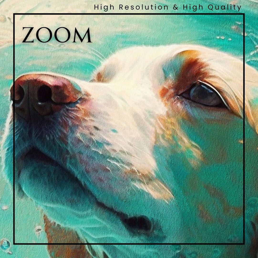 希望の光 - ビーグル犬 No.5】ジークレー版画＊名入れOK！風水画 開運