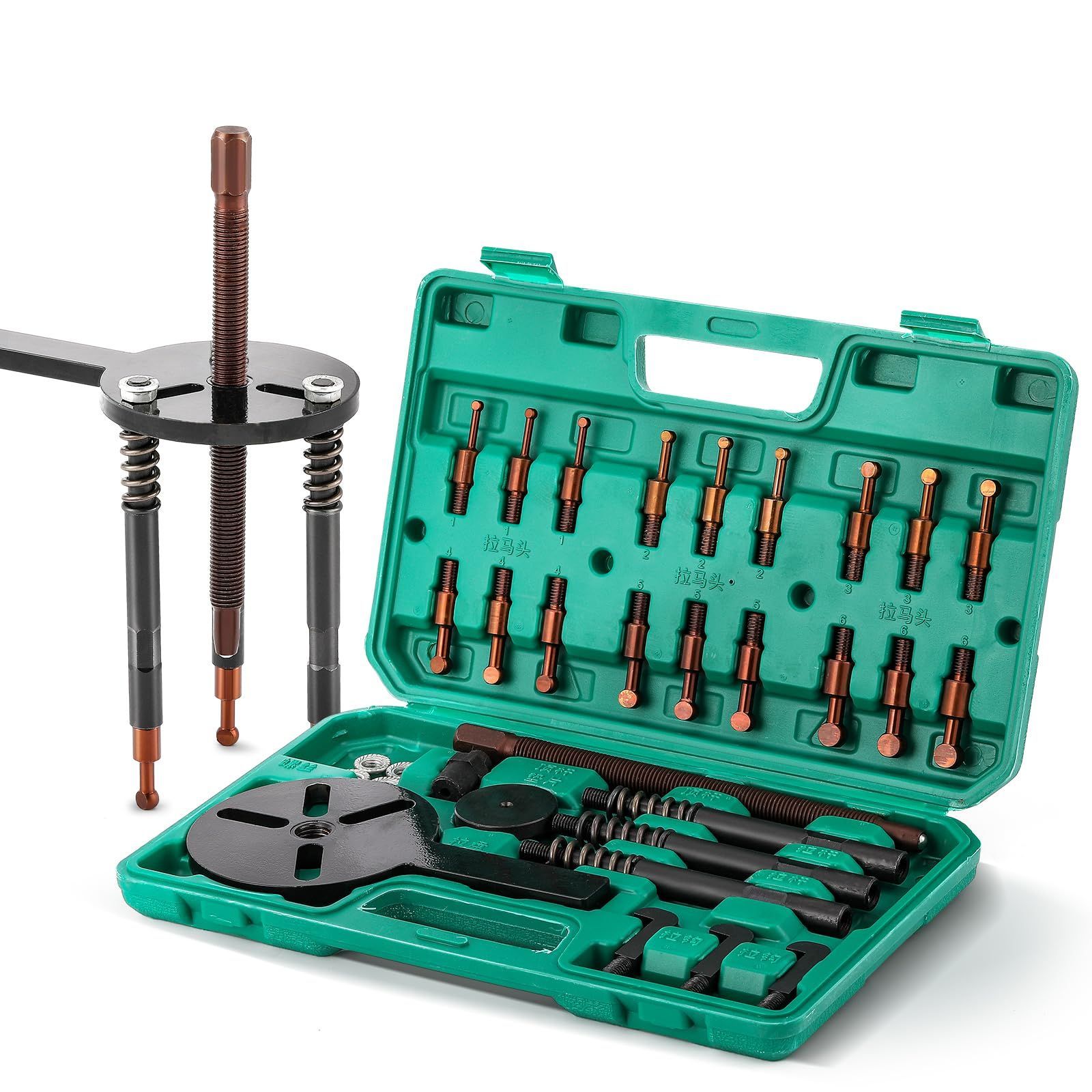 整備工具 ケース付き 自動車 内掛け 3本爪付き 工具 取り外し