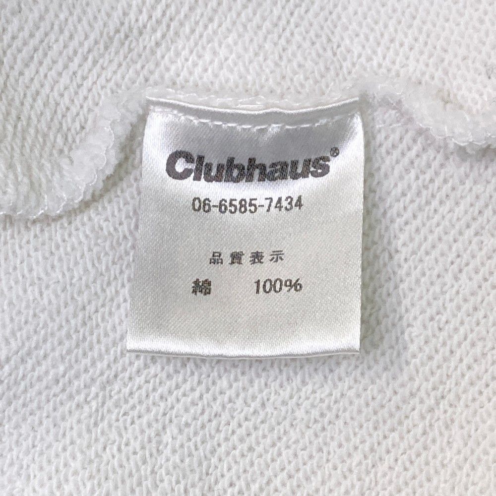 MALBON GOLF ホワイトクルーネックスウェット