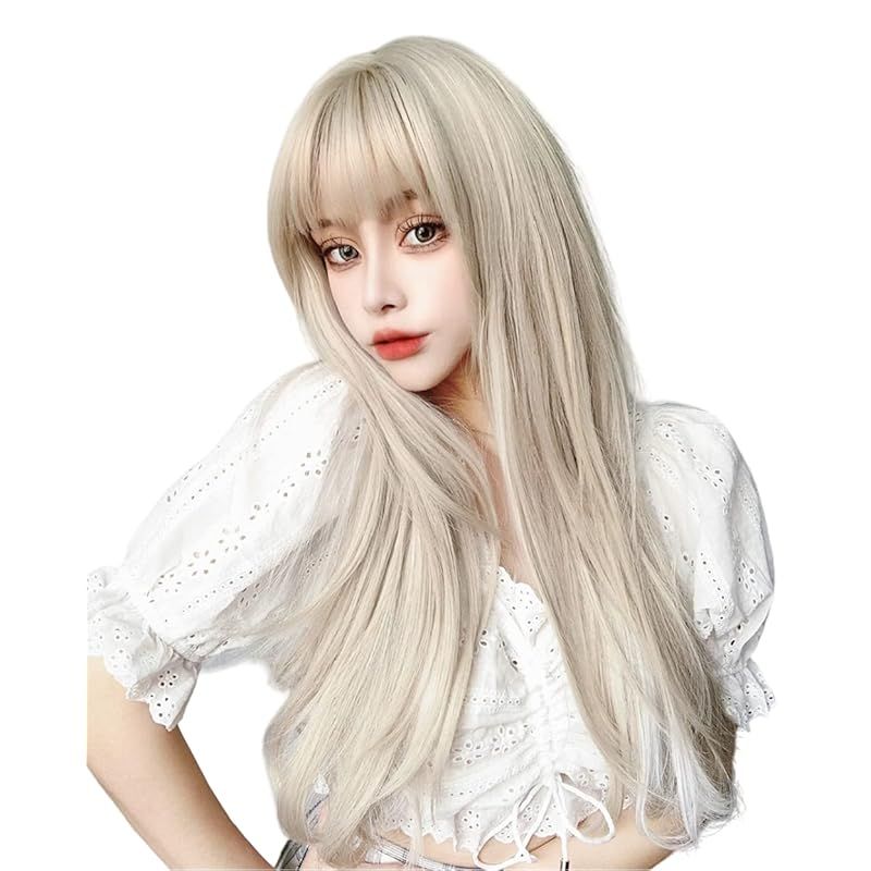 Sizuuenn 女性用 ロングヘア ロングストレート マイクロ