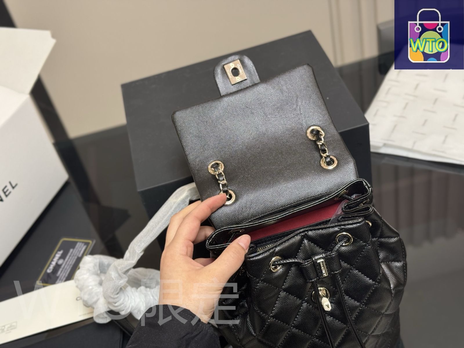 【気軽な外出のお供に】★CHANELバックパック★期間限定品 今日特価】Chanel 24P Backpack シャネル 24P バックパック