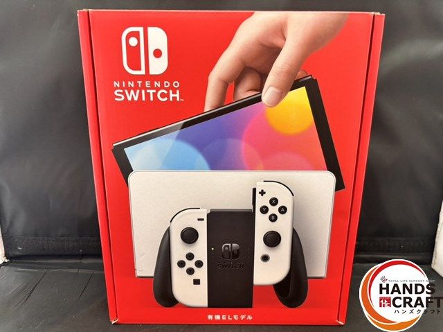 【未使用品】任天堂 Nintendo ニンテンドー Switch HEG-S-KAAAA 有機EL スイッチ ホワイト 店舗印有